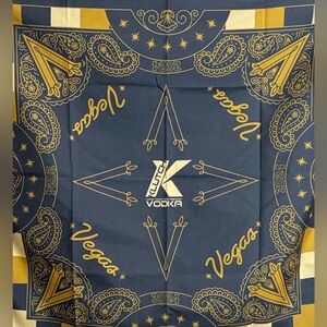 Las Vegas golden knights 2024 Vodka hockey Scarf bandana bandeau grey yellow